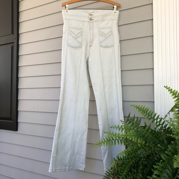 Veronica Beard Jeans High Rise Denim Flare Farrah 8 - Picture 2 of 9